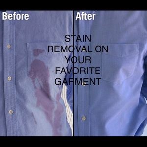 Service to Remove a Stain from a favorite garment